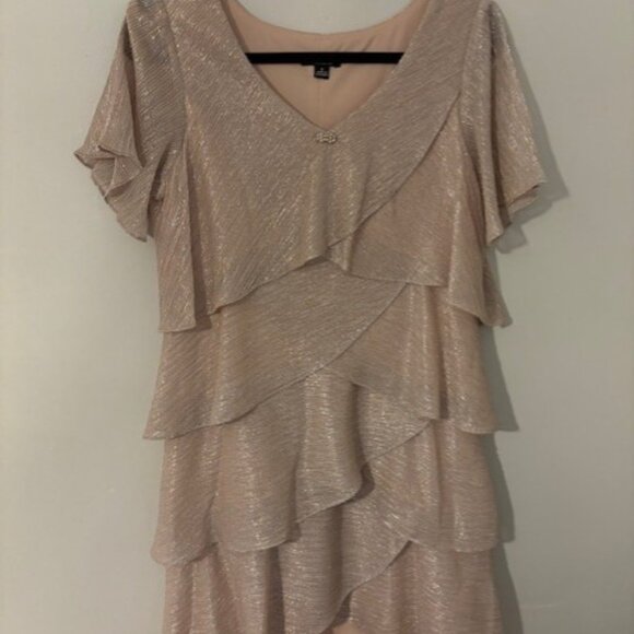 SLNY Gold dress size 6 - Picture 1 of 3